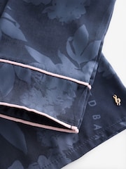 B by Ted Baker Navy Jacquard Button Through Pyjamas - Image 13 of 14