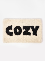 Oliver Bonas White Cozy Tufted Cushion Cover - Image 3 of 5