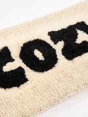 Oliver Bonas White Cozy Tufted Cushion Cover - Image 4 of 5