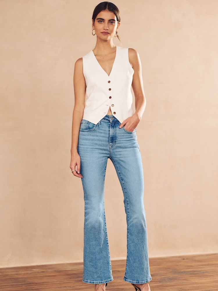 Levi's® Blue 726™ High Rise Yoked Flare Jeans - Image 1 of 4