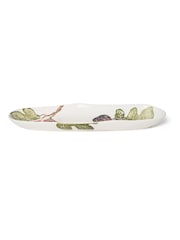 BlissHome Olive Green Fig Oval Shallow Serving Platter - Image 4 of 5