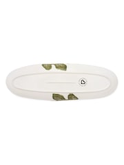 BlissHome Olive Green Fig Oval Shallow Serving Platter - Image 5 of 5