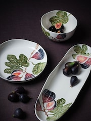BlissHome Olive Green Fig Salad Bowl - Image 1 of 4