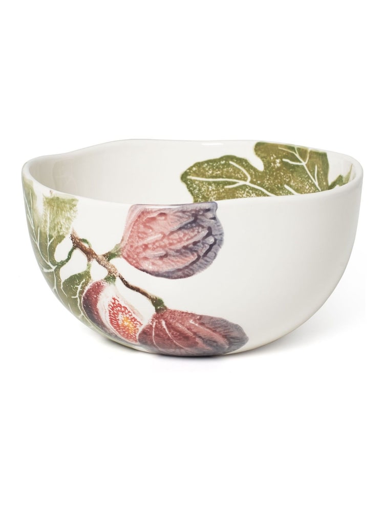 BlissHome Olive Green Fig Salad Bowl - Image 2 of 4