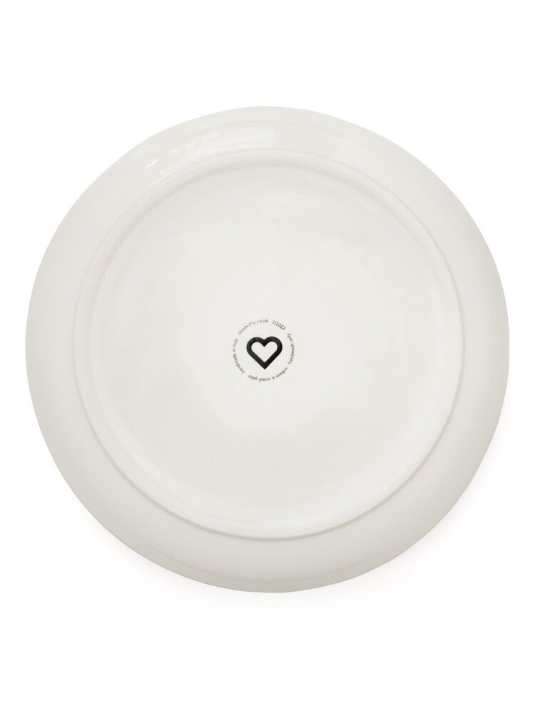 BlissHome Olive Green Fig Round Shallow Dish - Image 4 of 4