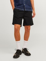 JACK & JONES Black Dark Regular Fit Shorts - Image 2 of 4