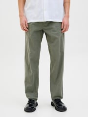 JACK & JONES Green Regular Fit Chino Trousers - Image 1 of 4