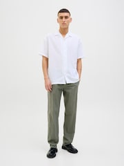 JACK & JONES Green Regular Fit Chino Trousers - Image 2 of 4