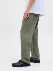 JACK & JONES Green Regular Fit Chino Trousers - Image 4 of 4