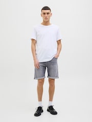 Gris - Pantalones cortos de corte estándar de denim de Jack & Jones - Imagen 3 de 4