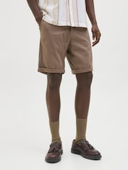 JACK & JONES Brown Chino Shorts - Image 1 of 1