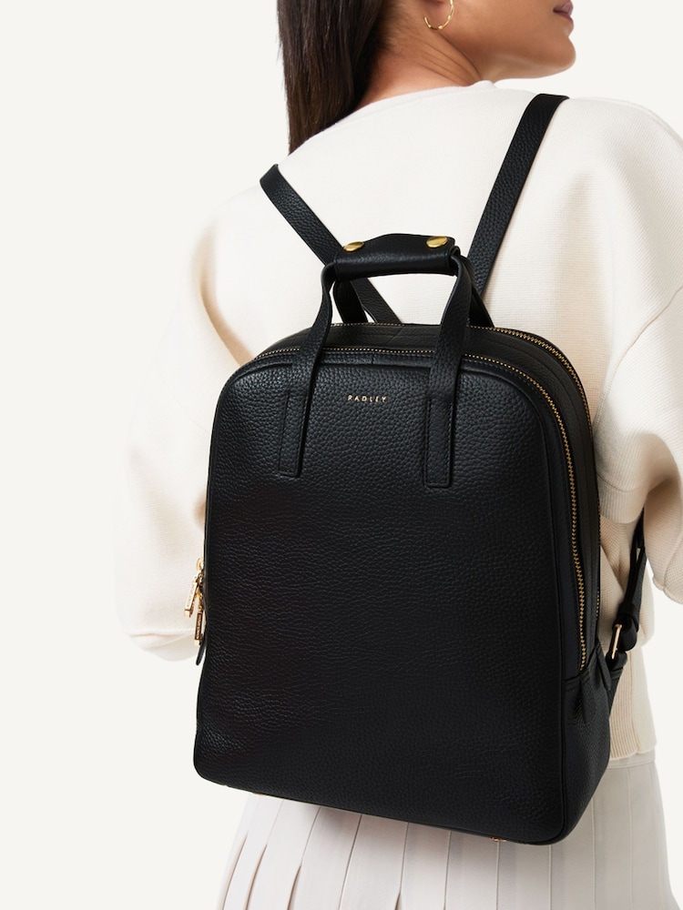 Radley Medium Dukes Place Zip Around Black Backpack - Image 5 of 5