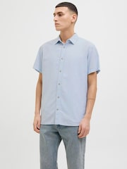 Azul - Camisas de verão de manga curta Jack & Jones - Imagem 1 de 5