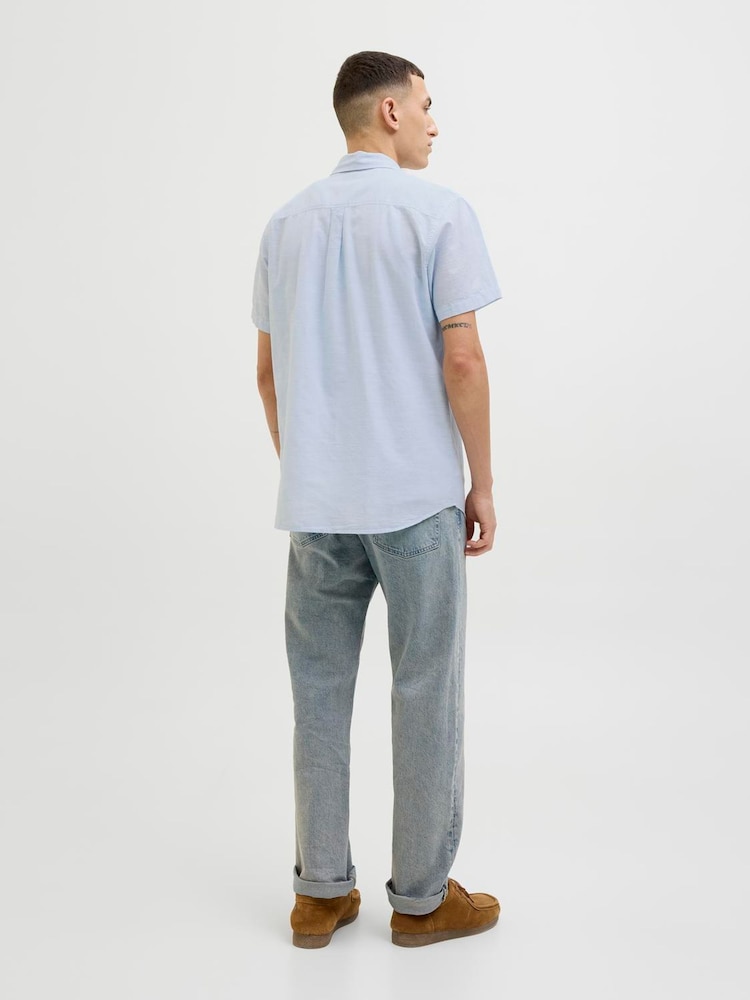 Azul - Camisas de verão de manga curta Jack & Jones - Imagem 2 de 5