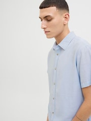 Azul - Camisas de verão de manga curta Jack & Jones - Imagem 3 de 5