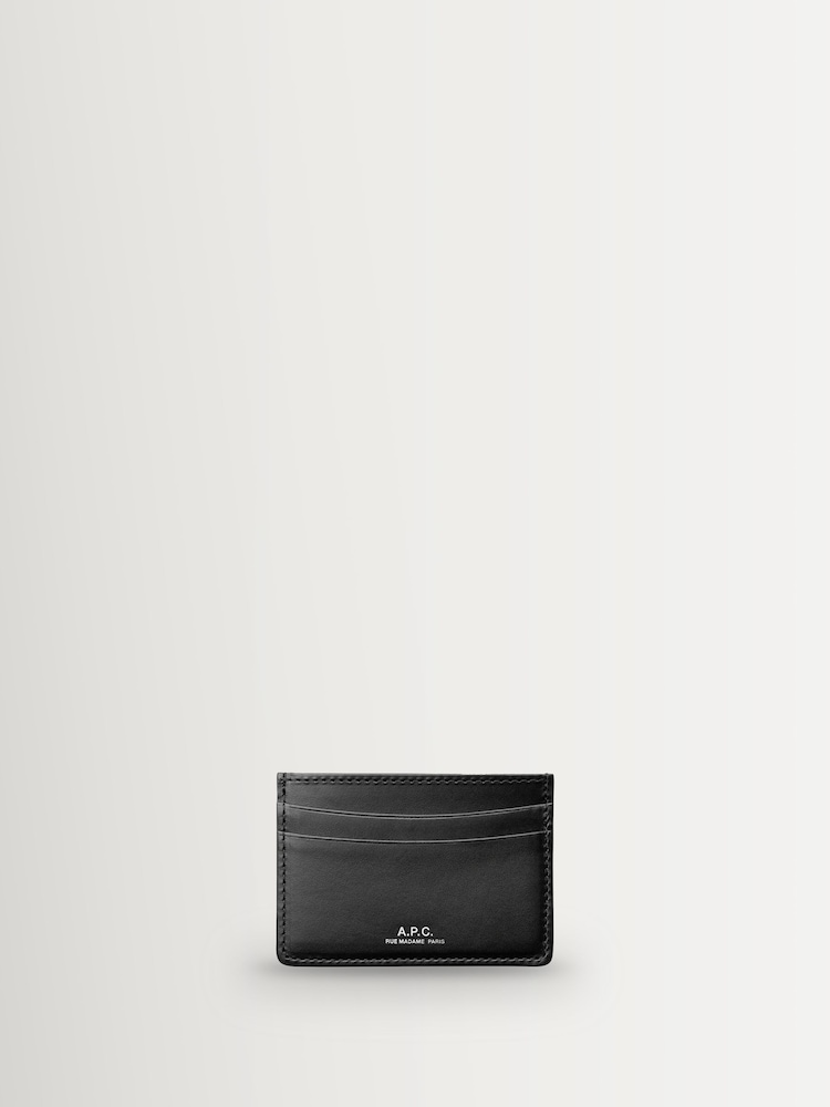 A.P.C. Black Porte Cartes Andre Bag - Image 1 of 2