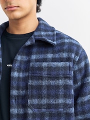 A.P.C. Blue Stanley Check Shirt - Image 2 of 7