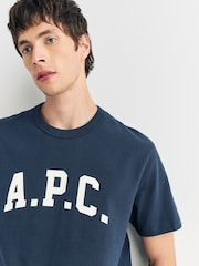 A.P.C. Blue Marcus T-Shirt - Image 5 of 6
