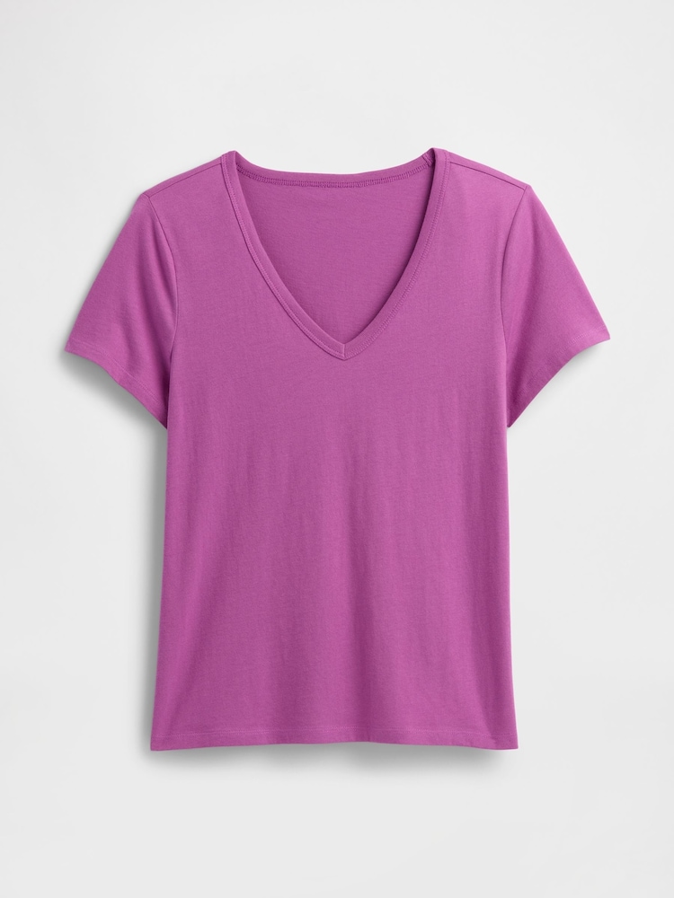 Camiseta de manga corta con cuello en V Favoritos de Gap - Imagen 5 de 5 Camiseta de manga corta con cuello en V Favoritos de Gap - Imagen 5 de 5