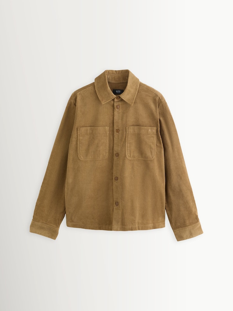 A.P.C. Brown Leon Surchemise Jacket - Image 1 of 1