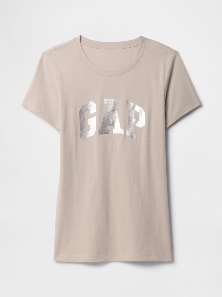 Gap Grey Vintage Logo Crewneck T-Shirt - Image 5 of 5