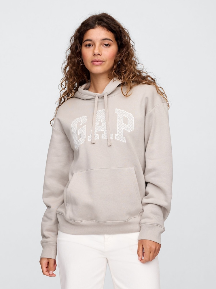 Beige - Gap hoodie met logo - Image 1 of 5