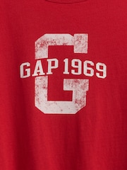 Gap Red VintageSoft Cropped T-Shirt - Image 4 of 4