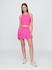 Gap Pink Cropped Sports Tank Bra - Image 1 of 5