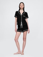 Gap Black Modal Pyjama Shorts - Image 1 of 4