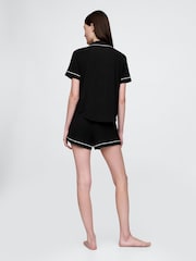 Gap Black Modal Pyjama Shorts - Image 2 of 4