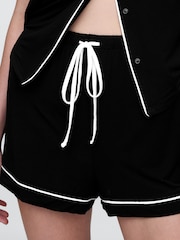 Gap Black Modal Pyjama Shorts - Image 3 of 4