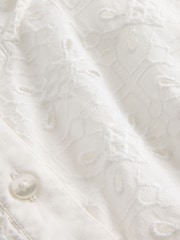 Gap White Cinched-Hem Cropped Top - Image 5 of 5