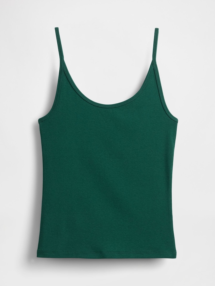 Zielony - Gap Modern Cropped Cami Top - Image 4 of 5
