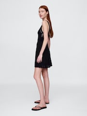 Gap Black Crochet Sleeveless Mini Dress - Image 3 of 5