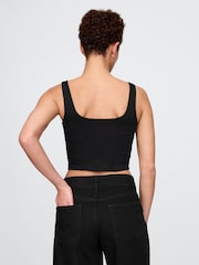 Gap Black CloseKnit Jersey Brami - Image 2 of 4