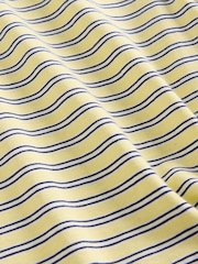 Gap Yellow/Black Stripe Cotton VintageSoft Cropped Striped T-Shirt - Image 5 of 5
