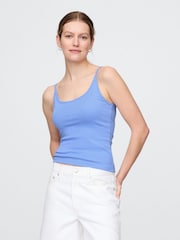 Azul - Gap Modern Cropped Cami Top - Imagen 1 de 5