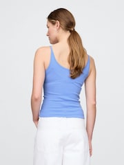 Azul - Gap Modern Cropped Cami Top - Imagen 2 de 5