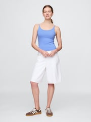 Azul - Gap Modern Cropped Cami Top - Imagen 3 de 5