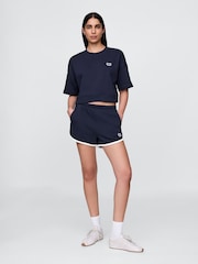 Gap Navy/Blue VintageSoft Logo Dolphin Sweat Shorts - Image 1 of 4