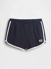 Gap Navy/Blue VintageSoft Logo Dolphin Sweat Shorts - Image 4 of 4