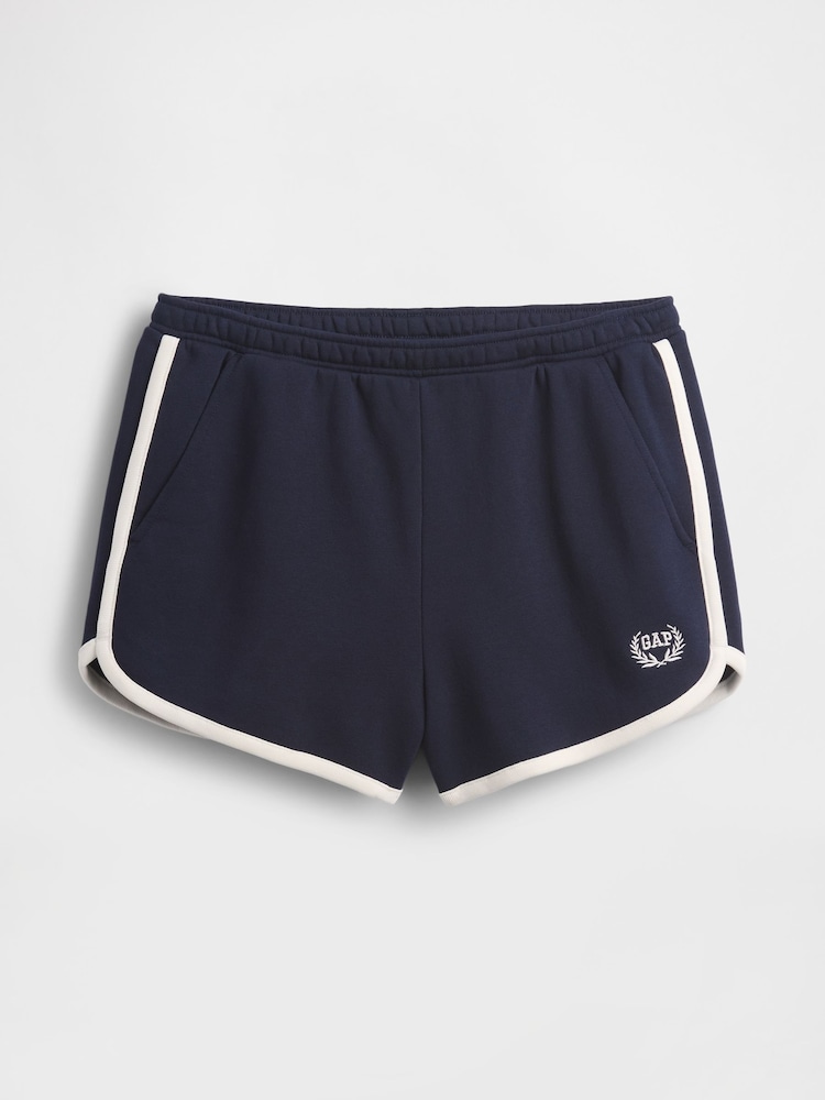 Gap Navy/Blue VintageSoft Logo Dolphin Sweat Shorts - Image 4 of 4