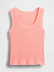 Oranje - Gap Ribbed Knit Cotton Stretch Scoop Vest - Image 4 of 5