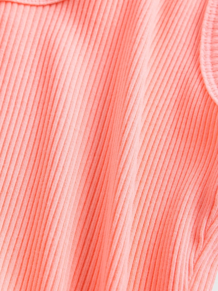 Oranje - Gap Ribbed Knit Cotton Stretch Scoop Vest - Image 5 of 5
