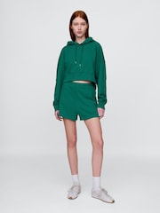 Gap Green Heavyweight French Terry Classic Jogger Shorts - Image 4 of 5