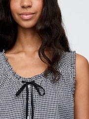 Gap DÔEN Gingham Cropped Tank Top - Imagen 4 de 6