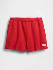 Gap Red Heavyweight French Terry Classic Sweat Shorts - Image 5 of 7