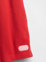 Gap Red Heavyweight French Terry Classic Sweat Shorts - Image 6 of 7