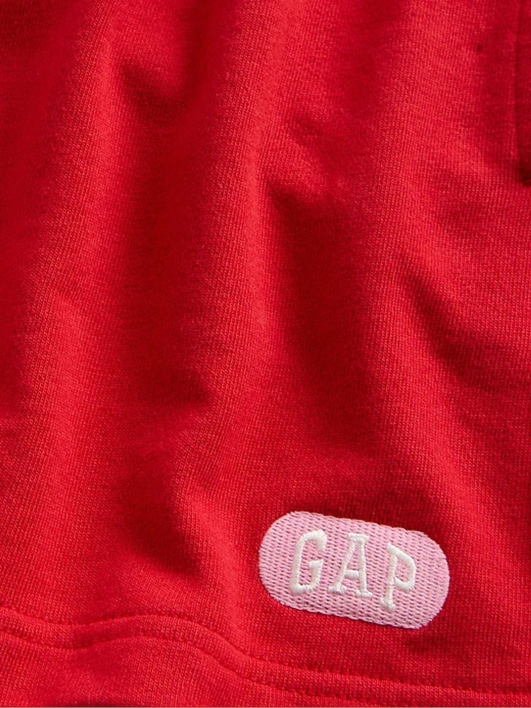 Gap Red Heavyweight French Terry Classic Sweat Shorts - Image 7 of 7