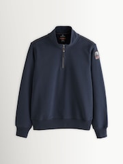 Parajumpers Blue Broad Peak Quarter Zip Sweatshirt - Image 1 of 1